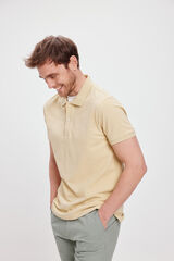 Milano Polo B&aacute;sico Piqu&eacute;&nbsp; Kaki Claro