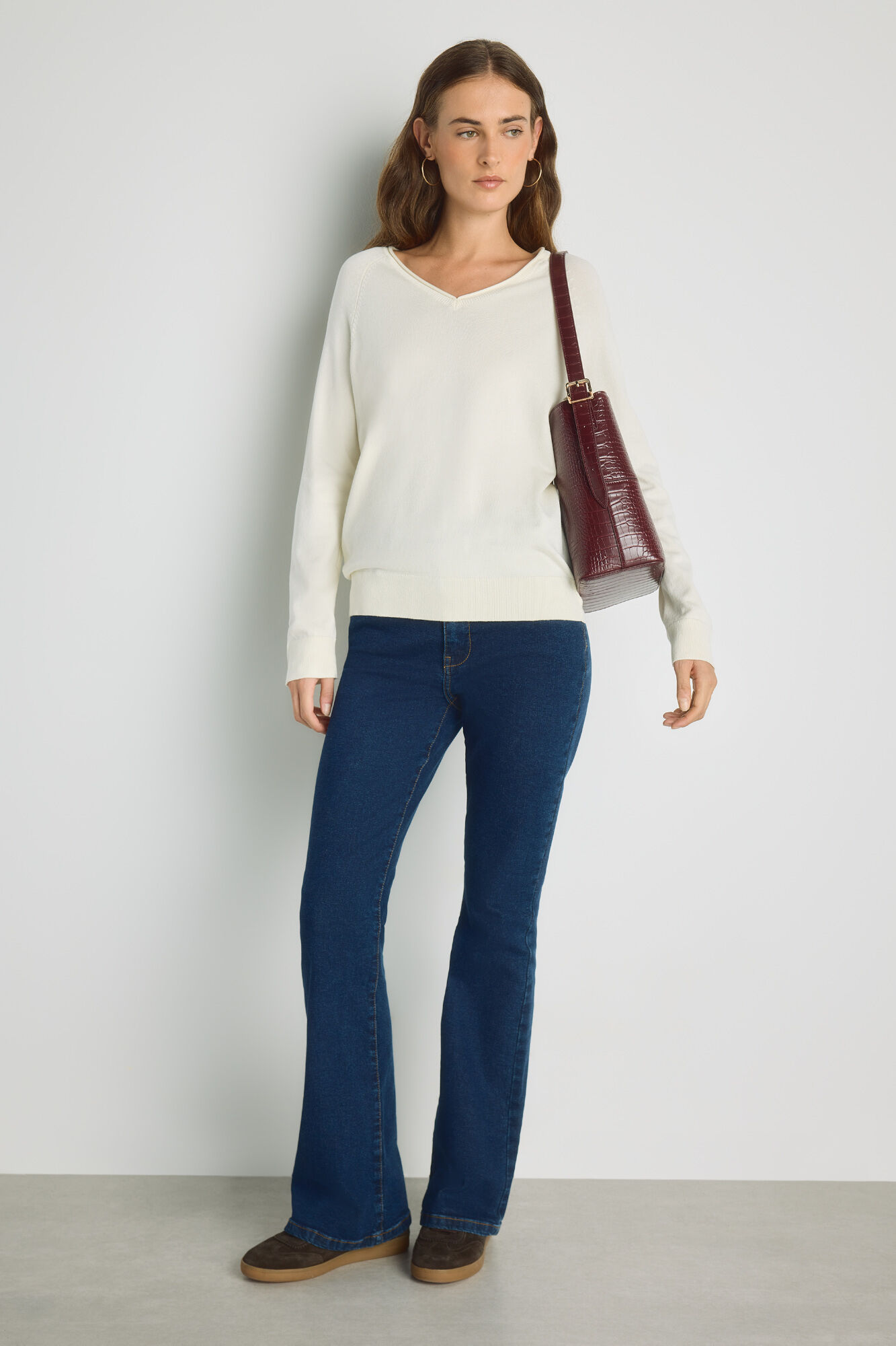 Milano Camisola gola em bico