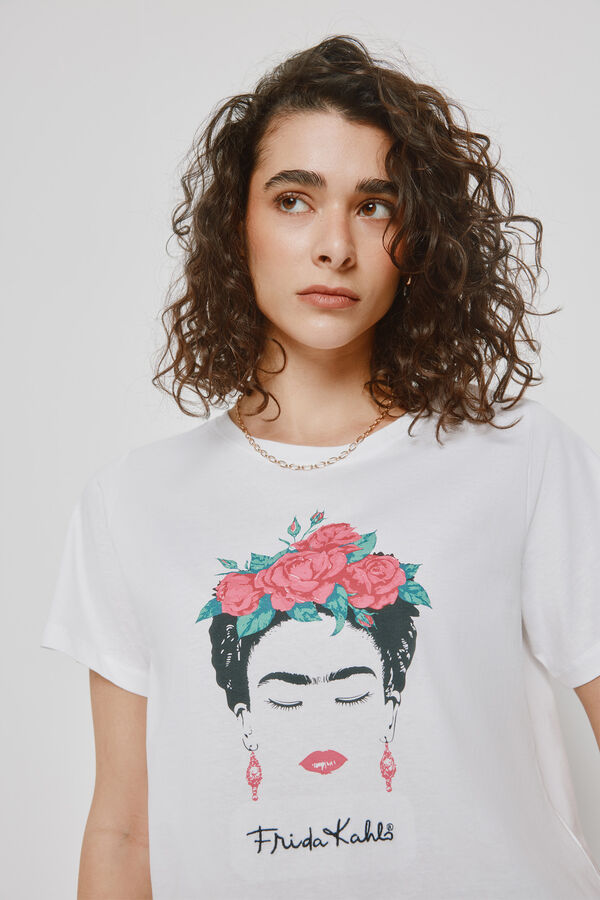 Milano T-shirt estampada de manga curta Branco