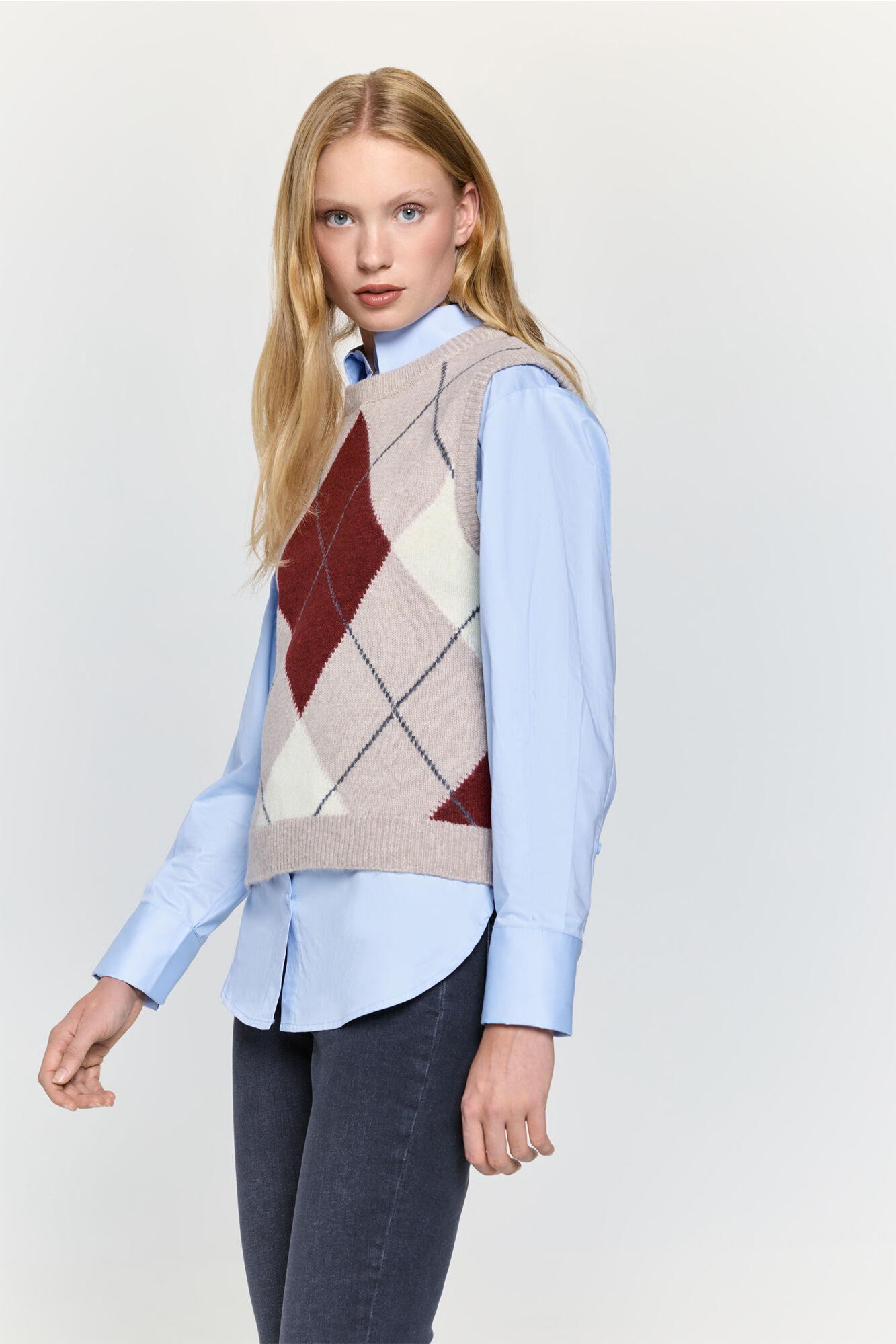 Milano Chaleco punto de rombos