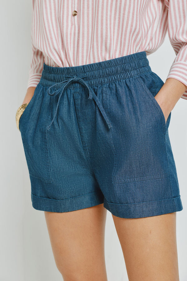 Milano Bermuda vaquera regular fit Navy