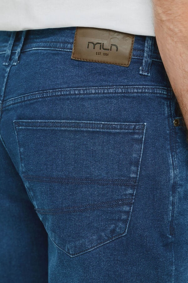 Milano Bermuda vaquera regular fit Navy