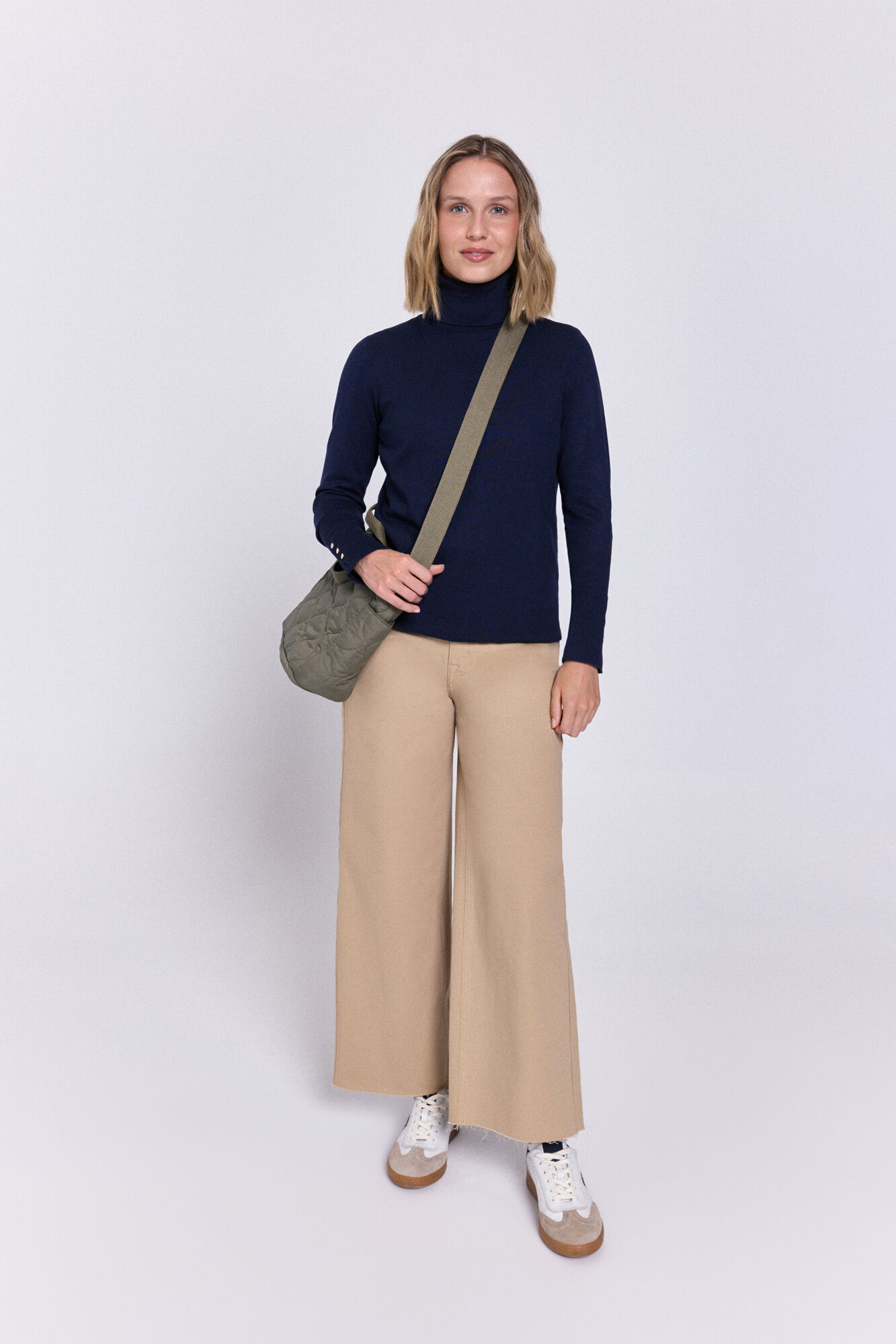 Milano Jersey cuello vuelto de viscosa