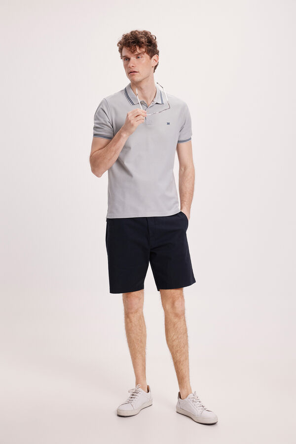 Pedro del Hierro Dicas de P&oacute;lo PDH Cinza claro