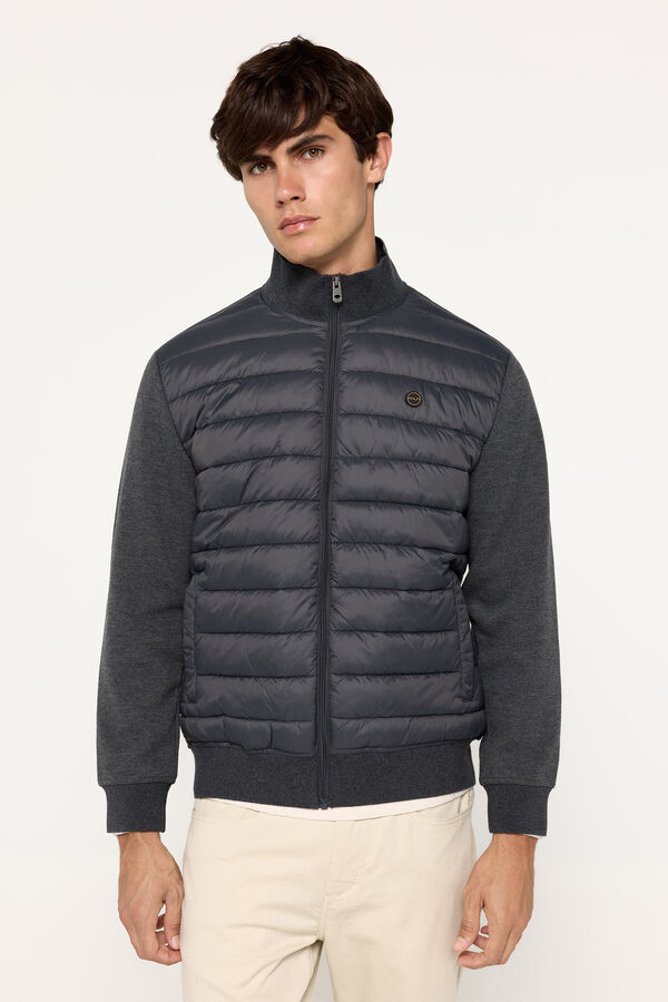 Milano Jaqueta de malha acolchoada Preto
