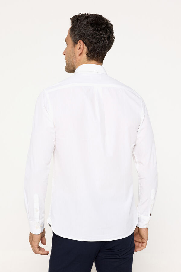 Pedro del Hierro Camisa Popel&iacute;n PdH Lisa Blanco