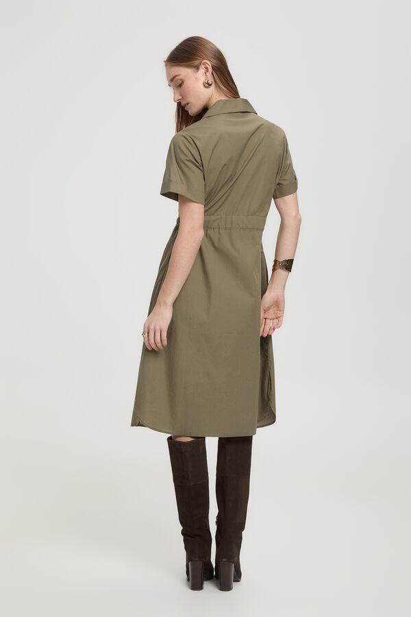 Milano Vestido camiseiro Verde