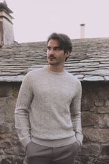 Milano Jersey cuello caja Aranes Beige