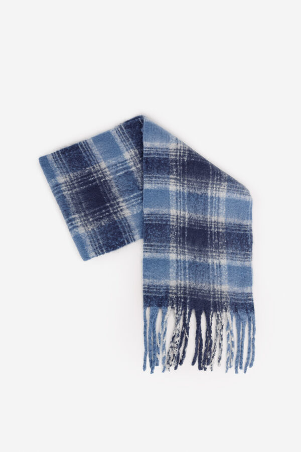 Milano Tartán Scarf Azul