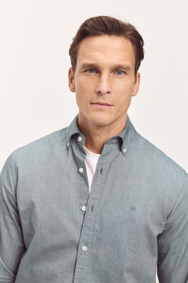 Pedro del Hierro Camisa Oxford Lisa Botella