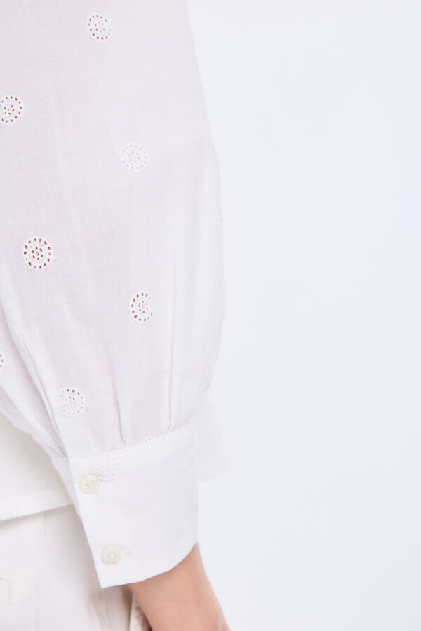 Milano Blusa de batista Blanco