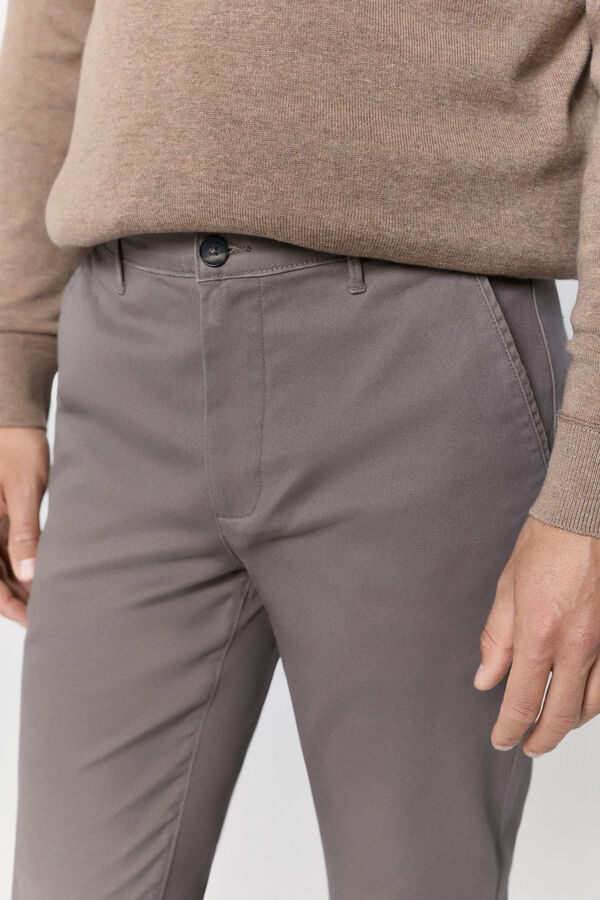 Milano Calças chino slim fit Torrefacçao