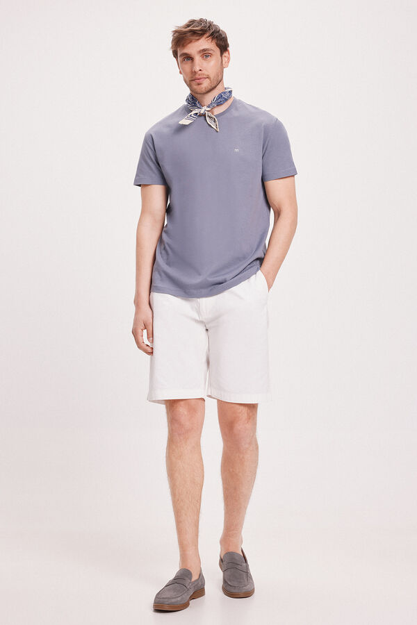 Milano Camiseta B&aacute;sica Gris