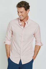 Milano Camisa estructura manga larga Rosa