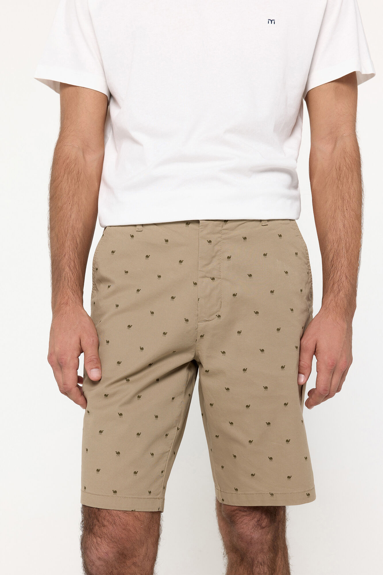 Milano Bermuda algod&oacute;n con micro estampado