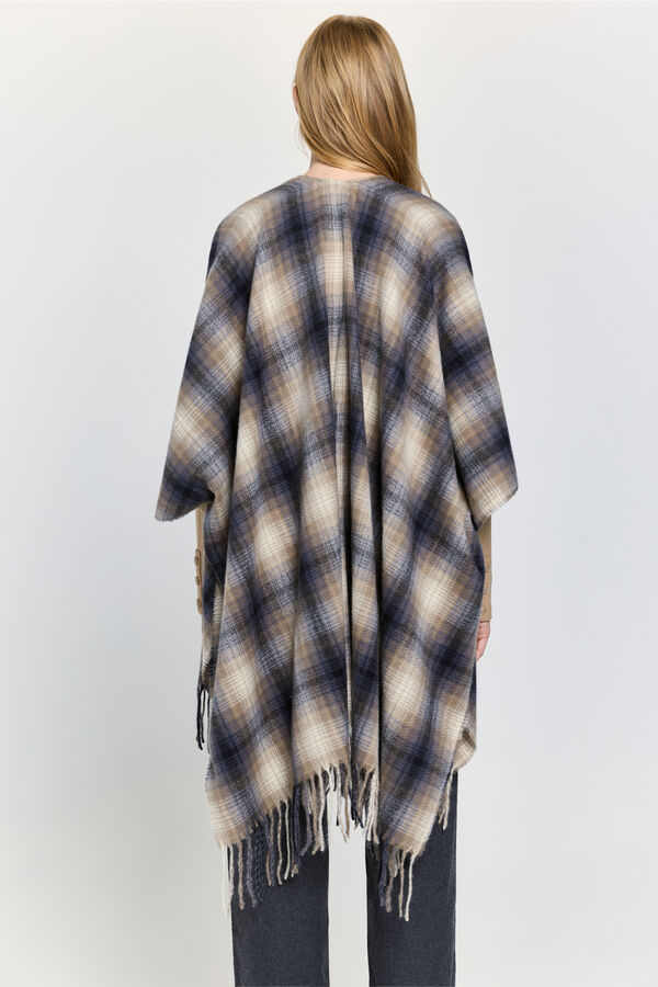 Milano Poncho Vichy Beige