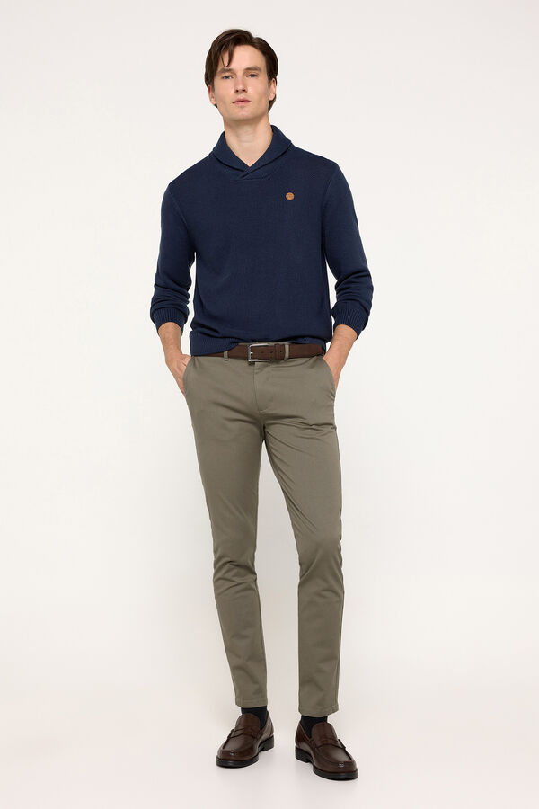 Milano Jersey cuello smoking Navy