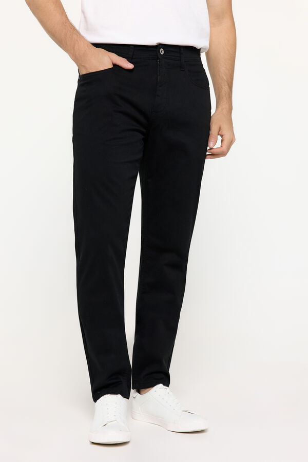 Fifty Outlet Pantalón 5 Bolsillos Slim Negro