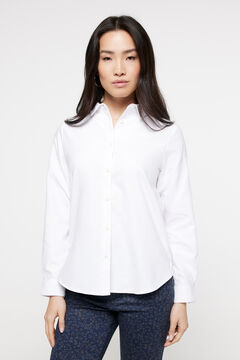 Fifty Outlet Camisa Oxford Branco