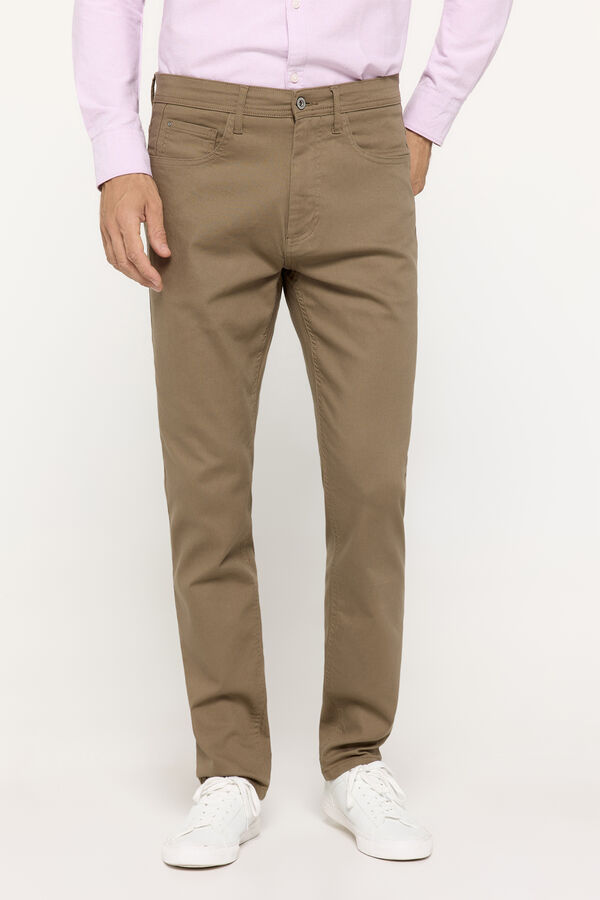 Milano Calças com 5 bolsos Verde escuro