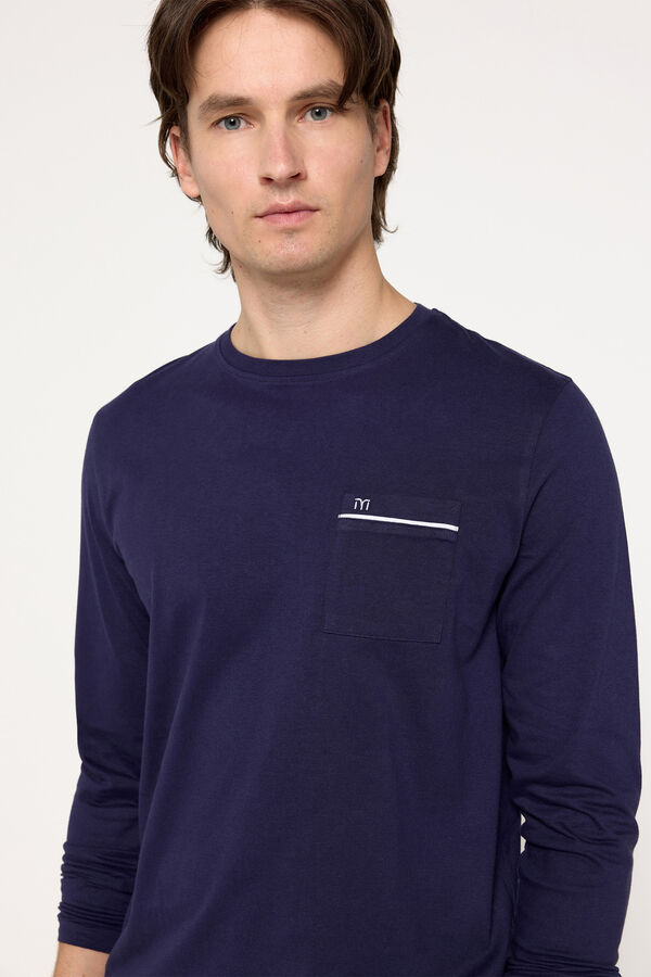 Milano Pijama de cuadros Navy