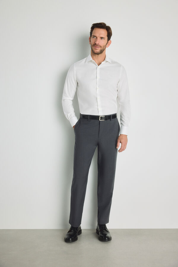 Pedro del Hierro Camisa de manga comprida Branco