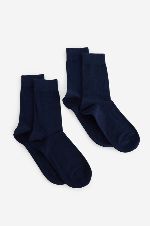 Milano Meias Básicas Marinho