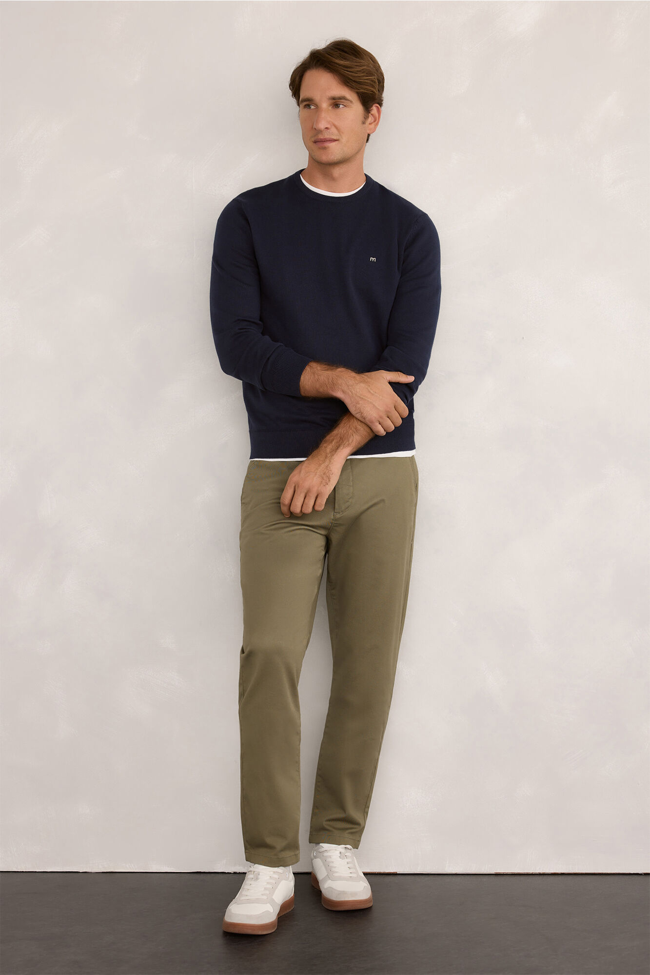 Milano Camisola b&aacute;sico redondo