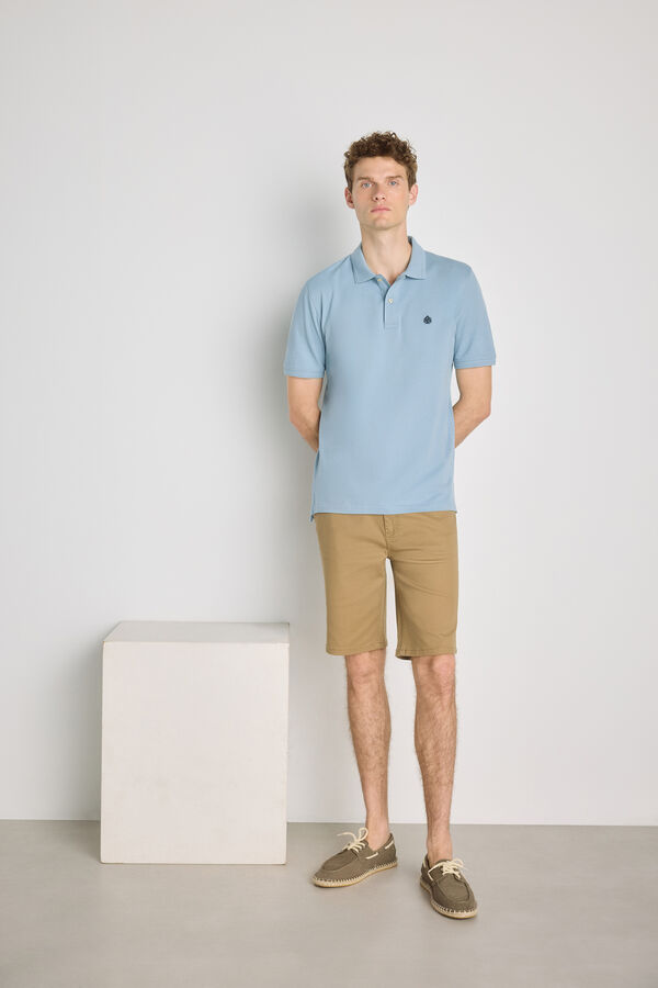 Springfield Polo de manga curta Azul