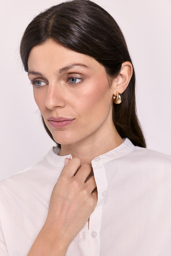 Milano Camisa cuello mao Blanco