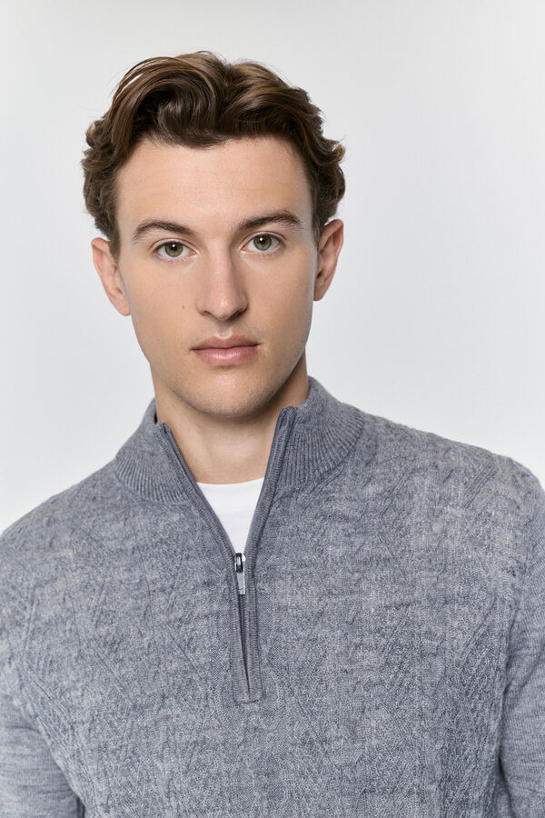 Milano Jersey semicisne Gris