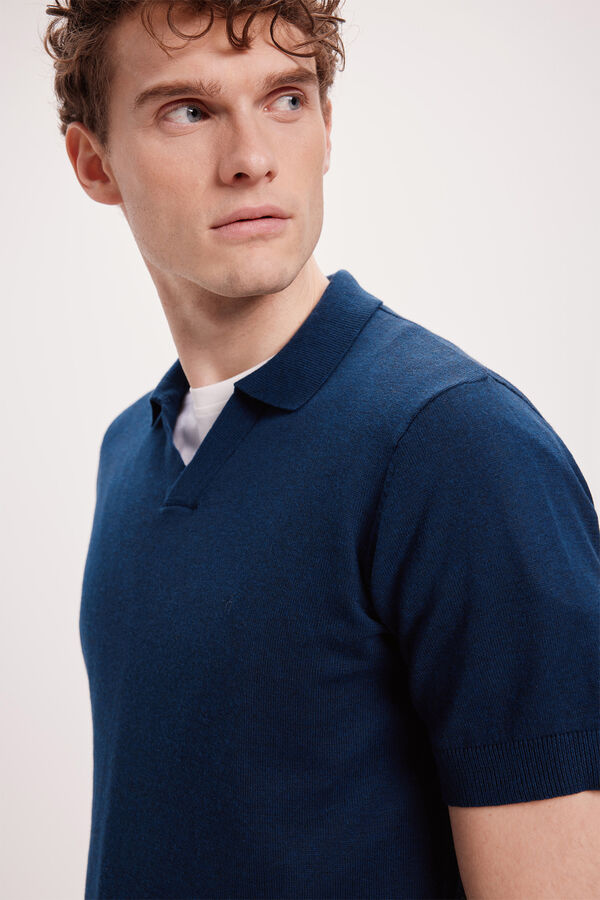 Milano Polo gola V Azul