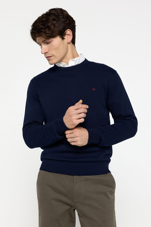 Pedro del Hierro Jersey B&aacute;sico Pedro Del Hierro Navy