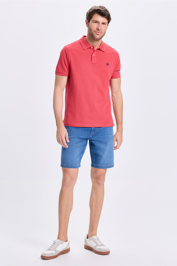 Springfield Polo Básico Springfield Rojo/Coral