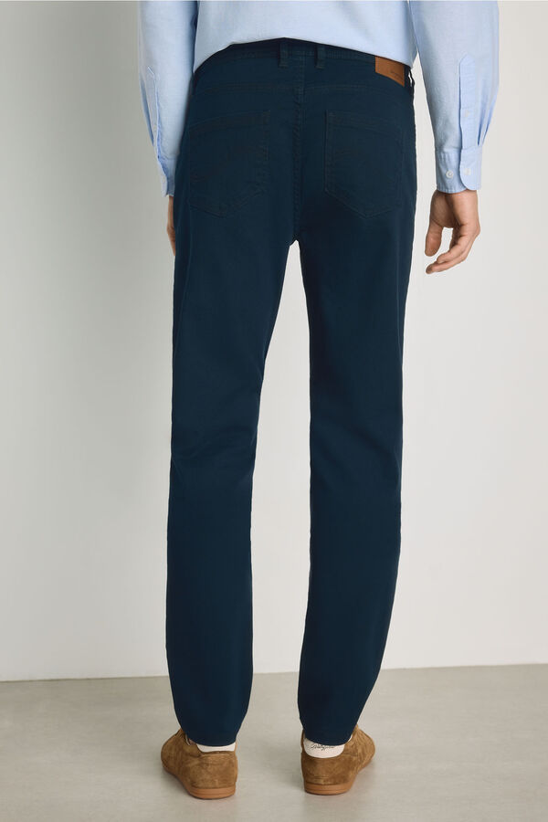 Springfield Pantal&oacute;n 5 bolsillos color Azul Oscuro