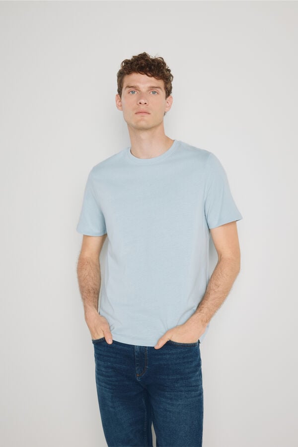 Milano T-shirt b&aacute;sica Azul