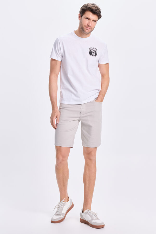 Milano Camiseta Estampda Branco