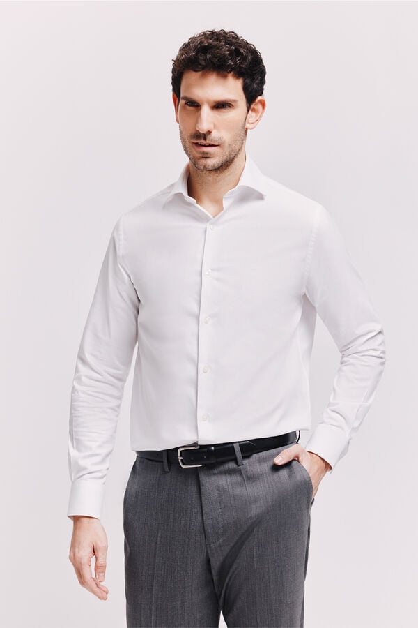 Pedro del Hierro Camisa manga larga Blanco