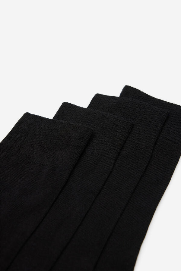 Milano Calcetines b&aacute;sicos milano Negro