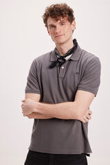 Pedro del Hierro Polo B&aacute;sico PDH Cinzento oscuro