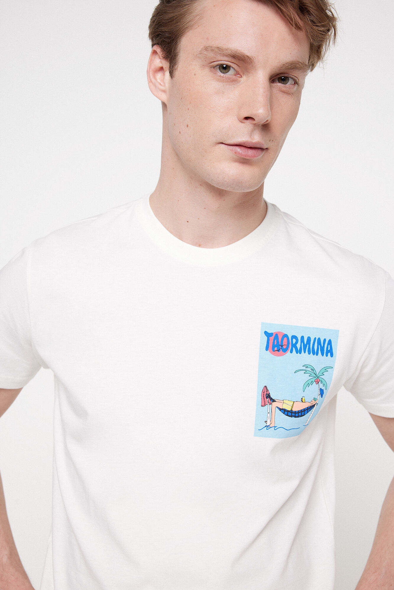 Milano T-shirt estampada 100% algod&atilde;o