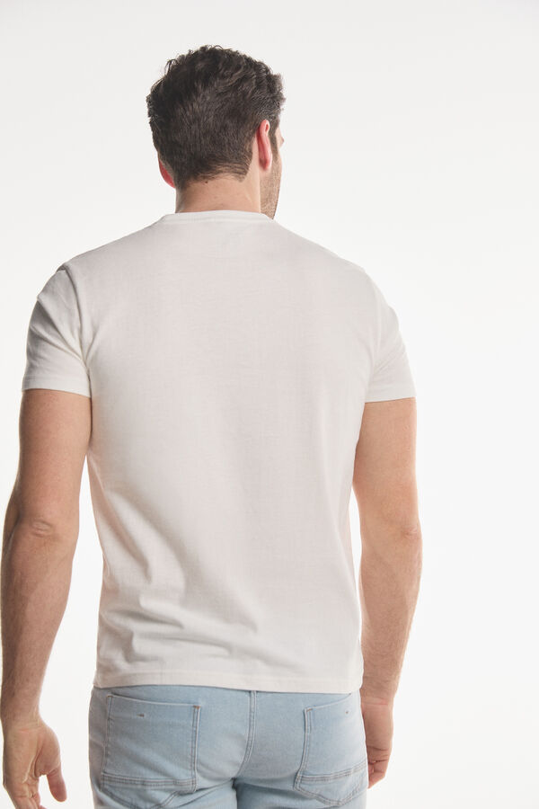 Fifty Outlet T-shirt estampada "Formentera" Branco