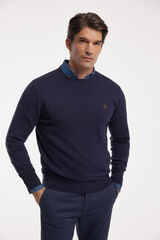 Fifty Outlet Jersey cuello caja Navy