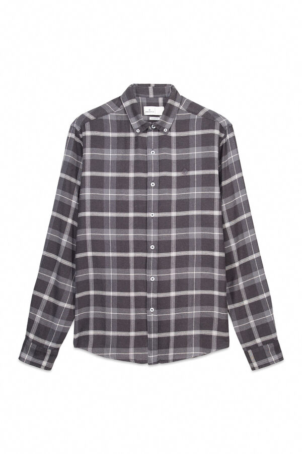 Springfield Camisa cuadros relaxed fit Marengo
