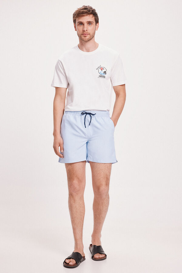 Milano Bañador Básico Azul