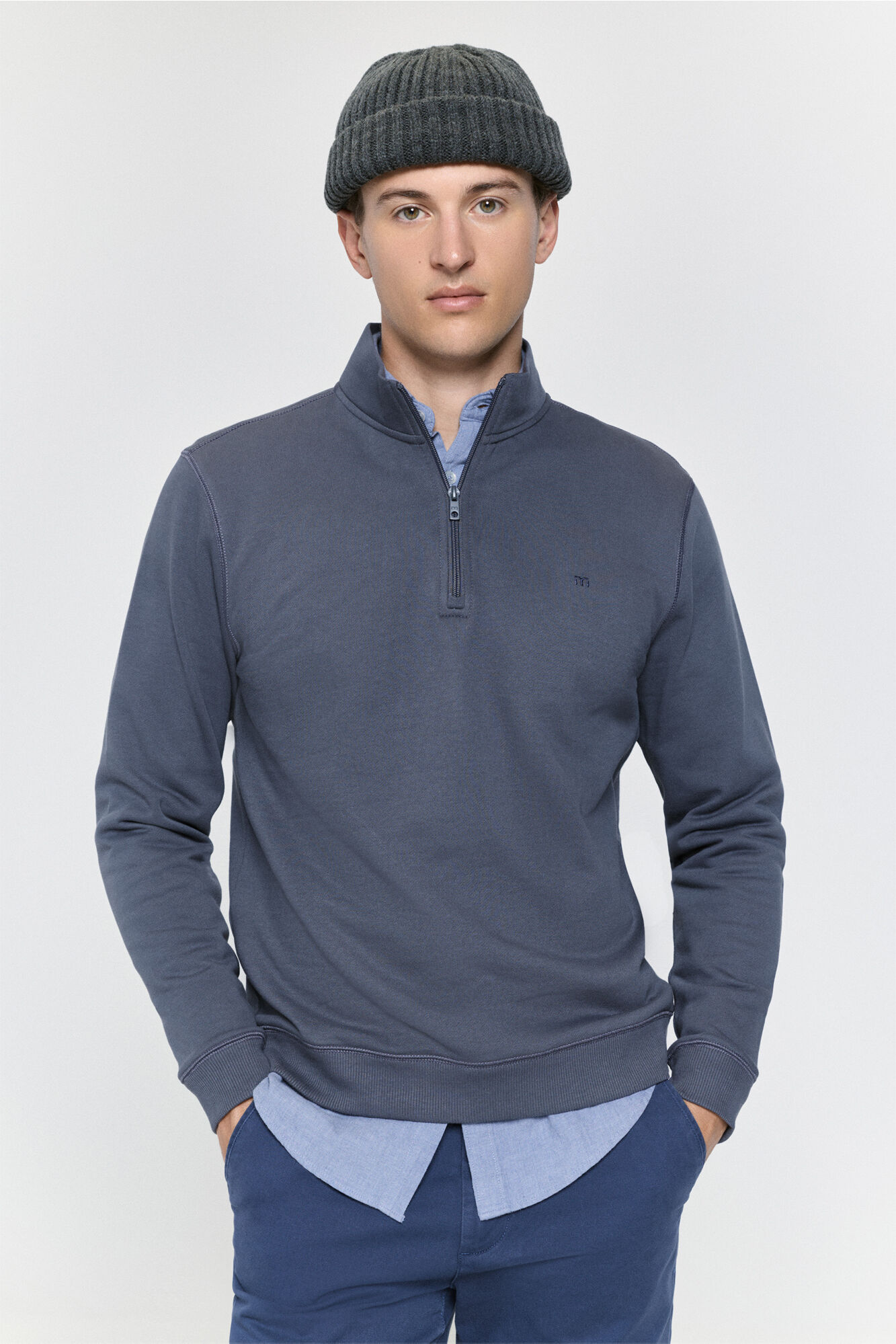 Milano Sudadera semicisne logo