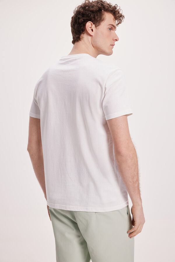 Milano Camiseta Estampada Blanco
