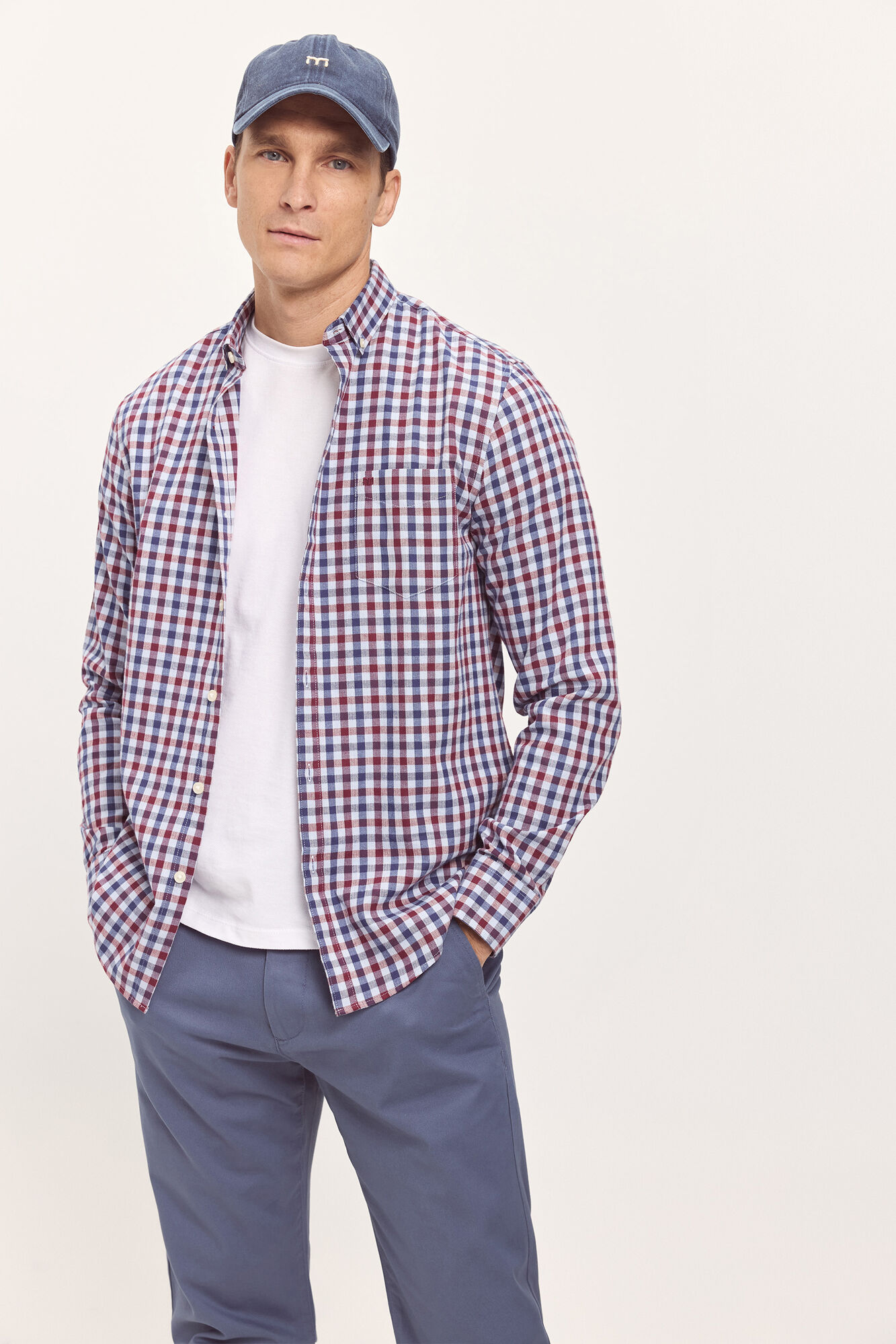 Milano Camisa Twill Xadrez