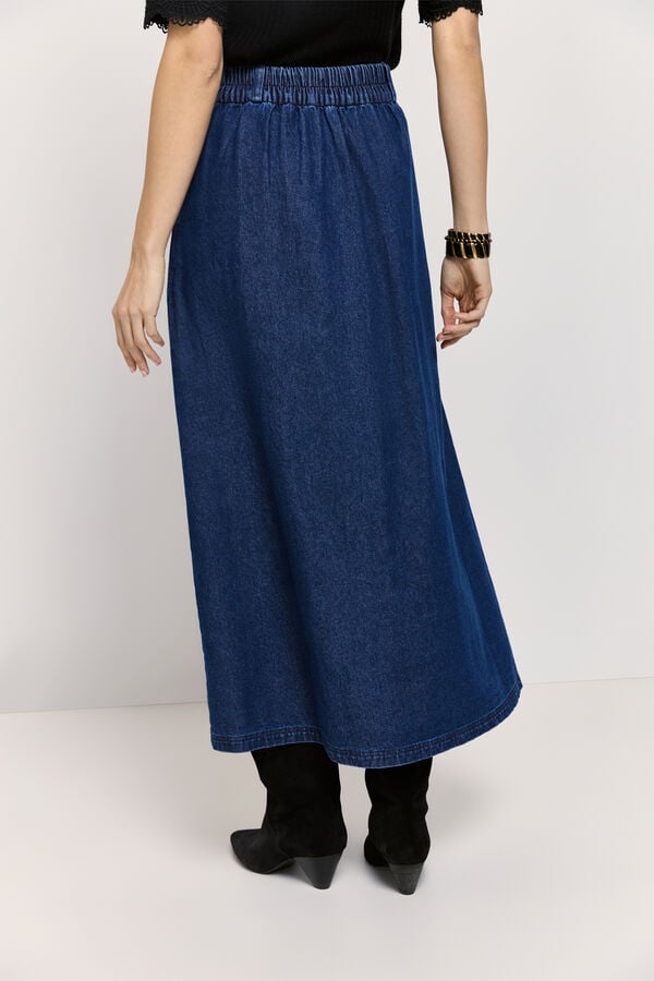 Milano Falda largo midi Azul