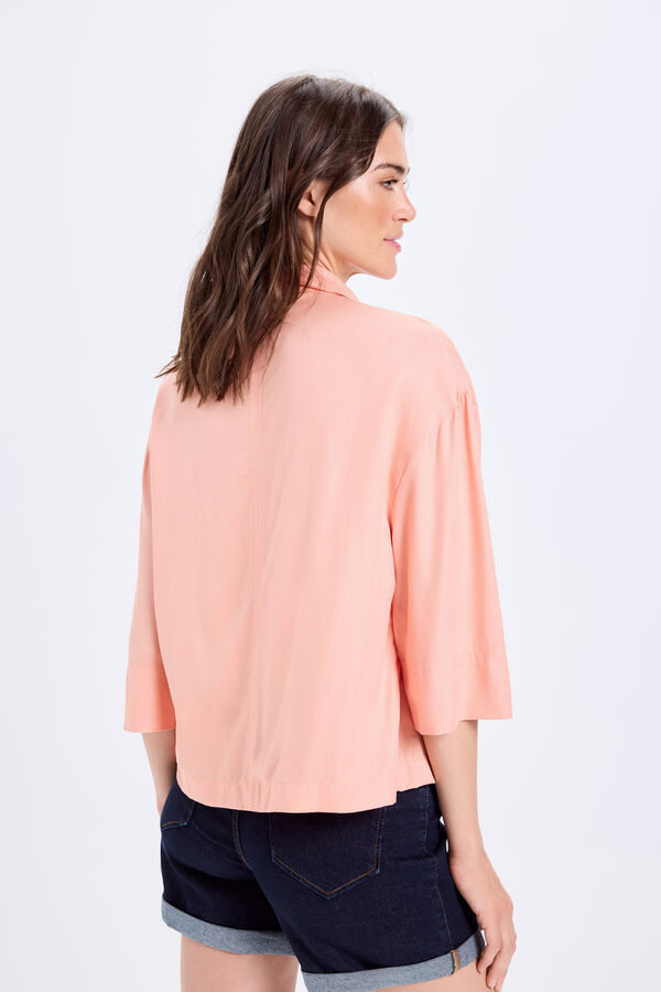 Milano Blusa cuello polo Coral